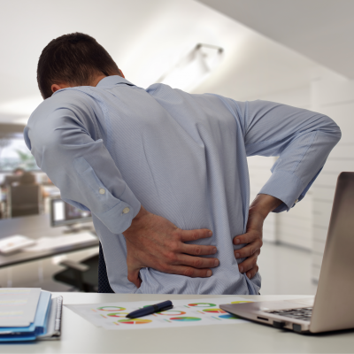 Top tips for avoiding back pain at work