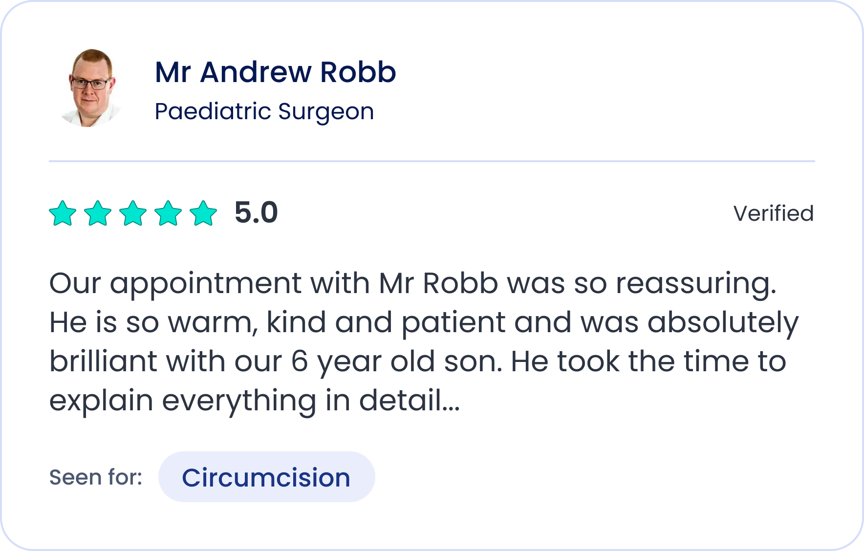 Mr Andrew Robb Review